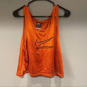 Nike Orange Soccer Tank Top